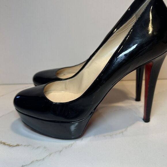 Christian Louboutin Classic black pumps Platform Size 38.5 - Picture 6 of 14